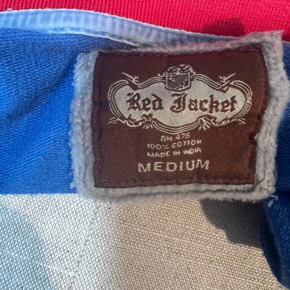 Vintage Chicago Cubs Zip Up Sweatshirt Jacket MLB Licensed Size Medium Red BLue - Picture 8 of 9